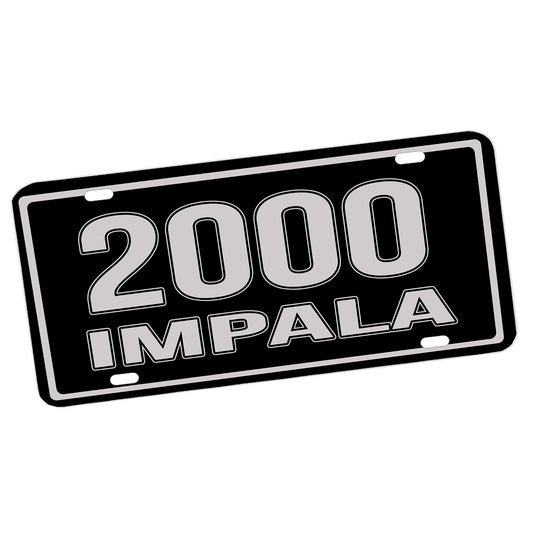 LP-303 Eighth Generation 2000-2005 Chevrolet Impala License Plate