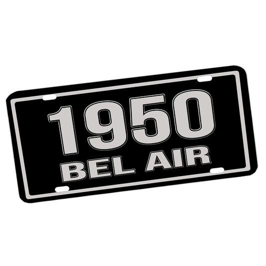 LP-311 1950-1954 First Generation Chevrolet Bel Air Aluminum License Plate