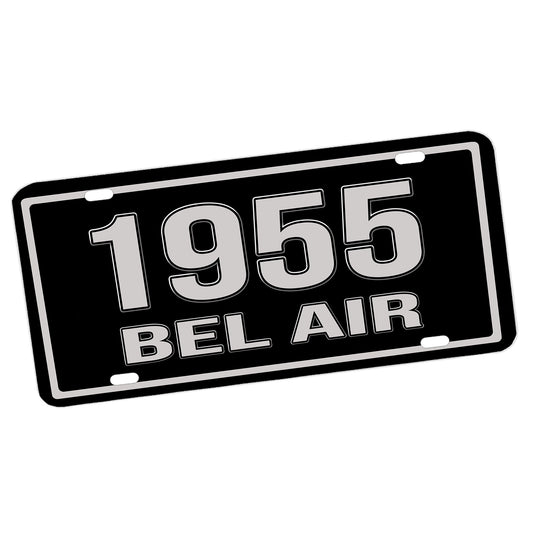 LP-311 1955-1957 Second Generation Chevrolet Bel Air Aluminum License Plate