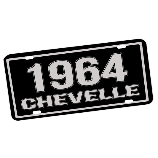 LP-313 1964-1967 First Generation Chevrolet Chevelle Aluminum License Plate