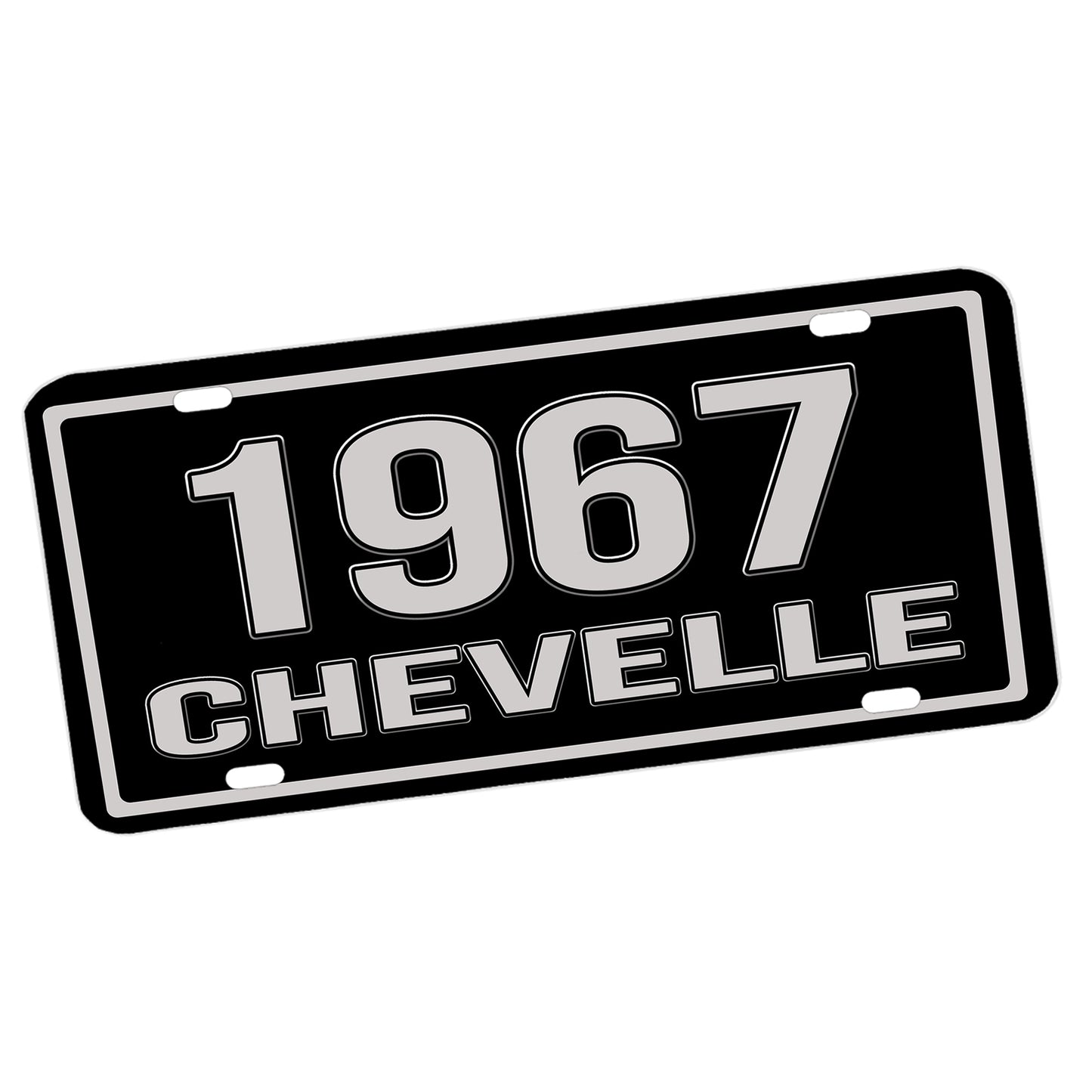LP-313 1964-1967 First Generation Chevrolet Chevelle Aluminum License Plate