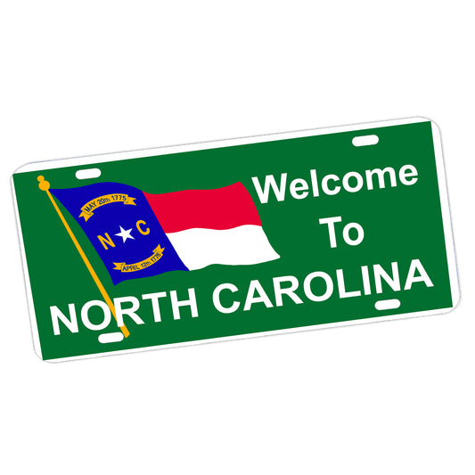 LP-541 North Carolina - License Plate Welcome To North Carolina