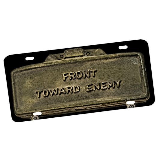 LP-604 Tactical Humor Claymore Mine Front Towards Enemy License Plate