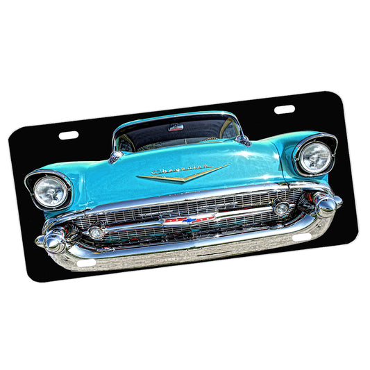 LP-610 License Plate -1957 Bel Air American Classic Car