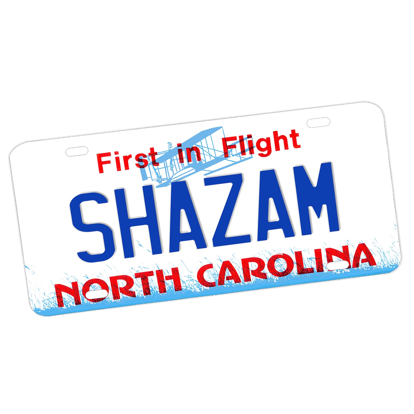 LP-795-4 License Plate - Mayberry North Carolina First In Flight Shazam