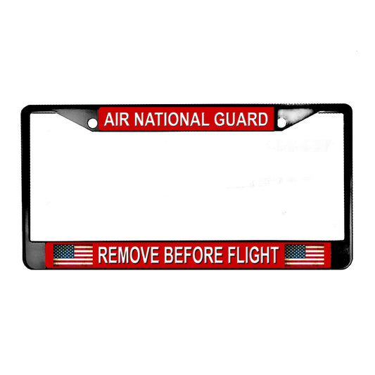 LPF-007 License Plate Frame - Air National Guard Remove Before Flight
