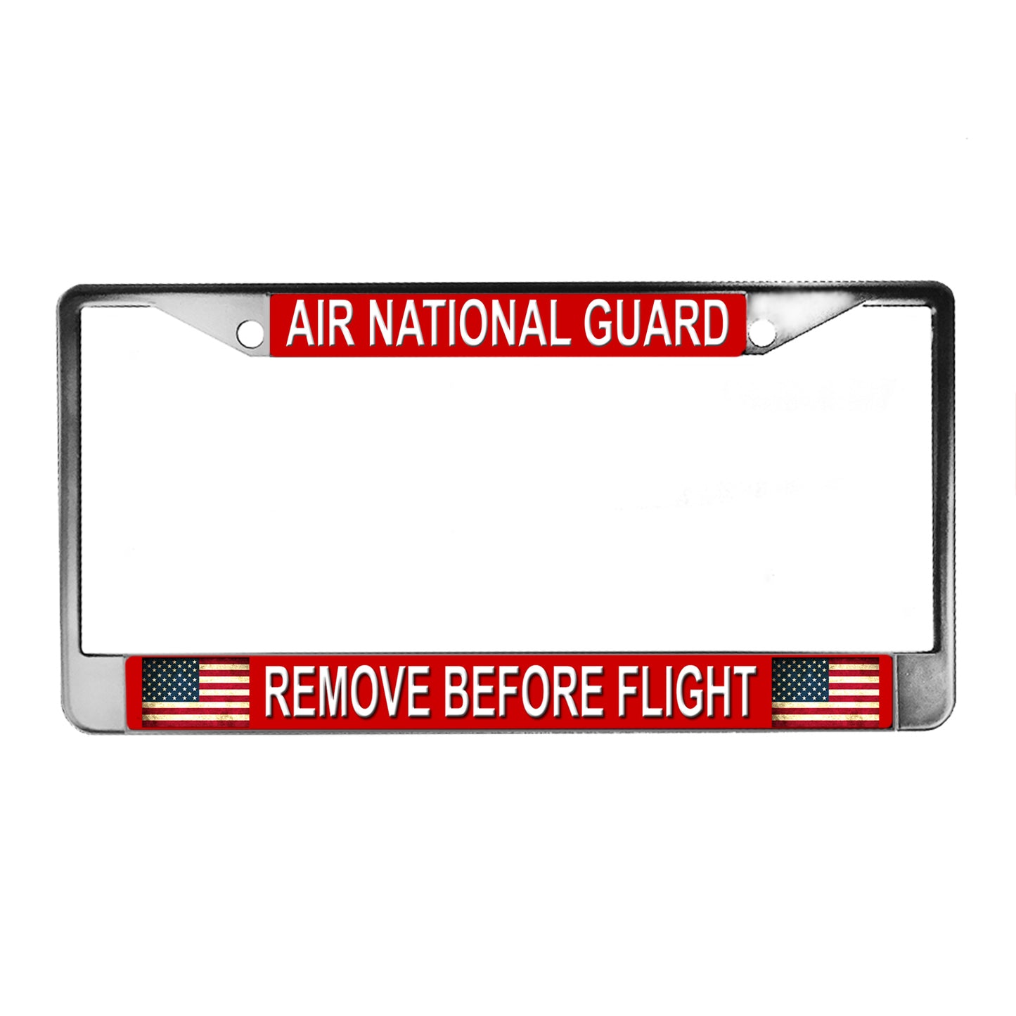 LPF-007 License Plate Frame - Air National Guard Remove Before Flight