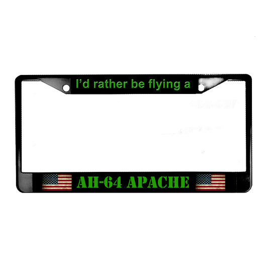 LPF-021-1 License Plate Frame - Army AH-64 Apache Helicopter