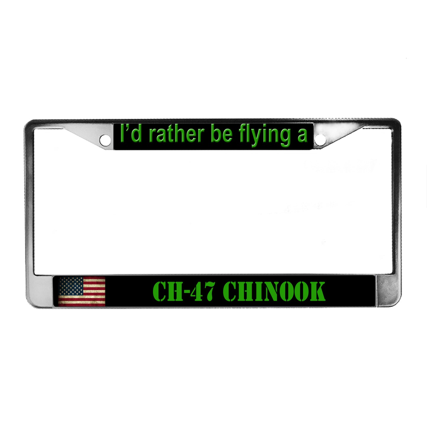 LPF-021-3 License Plate Frame - Army CH-17 Chinook Helicopter