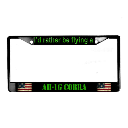 LPF-021-4 License Plate Frame - Army AH-1G Cobra Helicopter