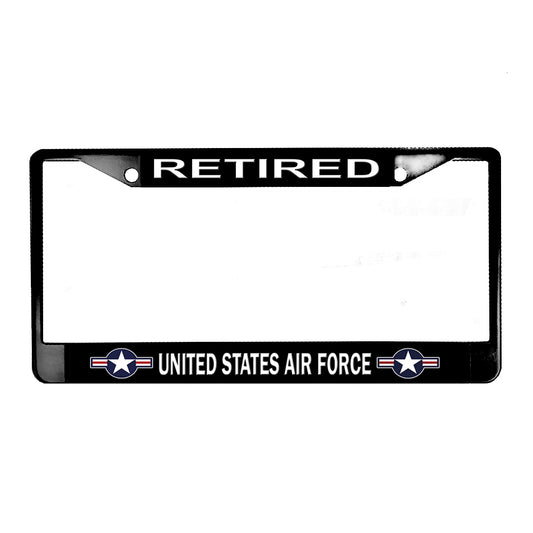 LPF-032 License Plate Frame - Air Force USAF Retired