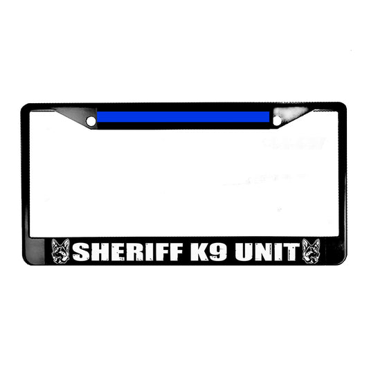 LPF-046-2 License Plate Frame - Law Enforcement Sheriff K9 Unit