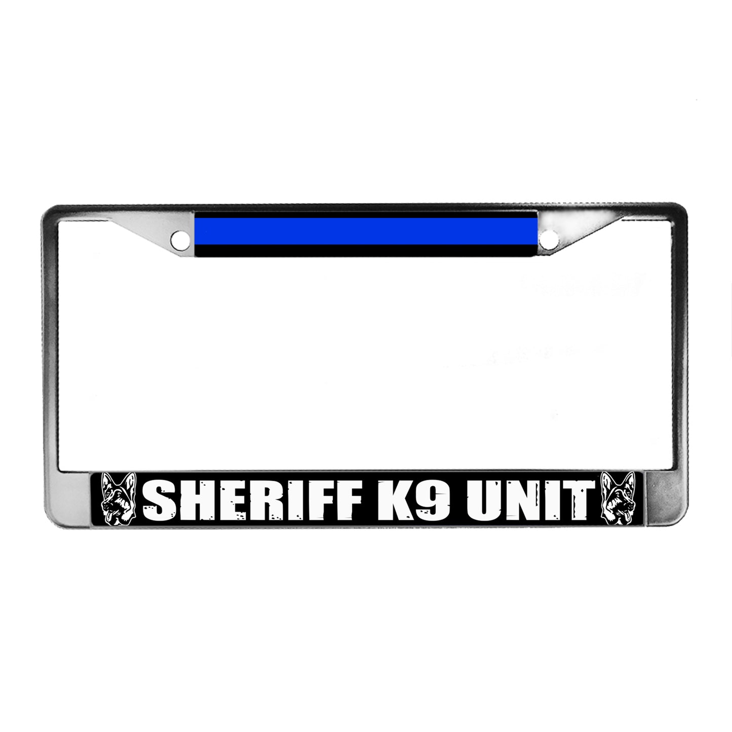 LPF-046-2 License Plate Frame - Law Enforcement Sheriff K9 Unit