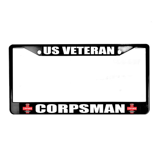 LPF-048-1 License Plate Frame - Navy Medical Corpsman US Veteran