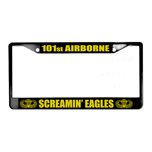LPF-050-5 License Plate Frame - Army 101st Airborne Screamin Eagles