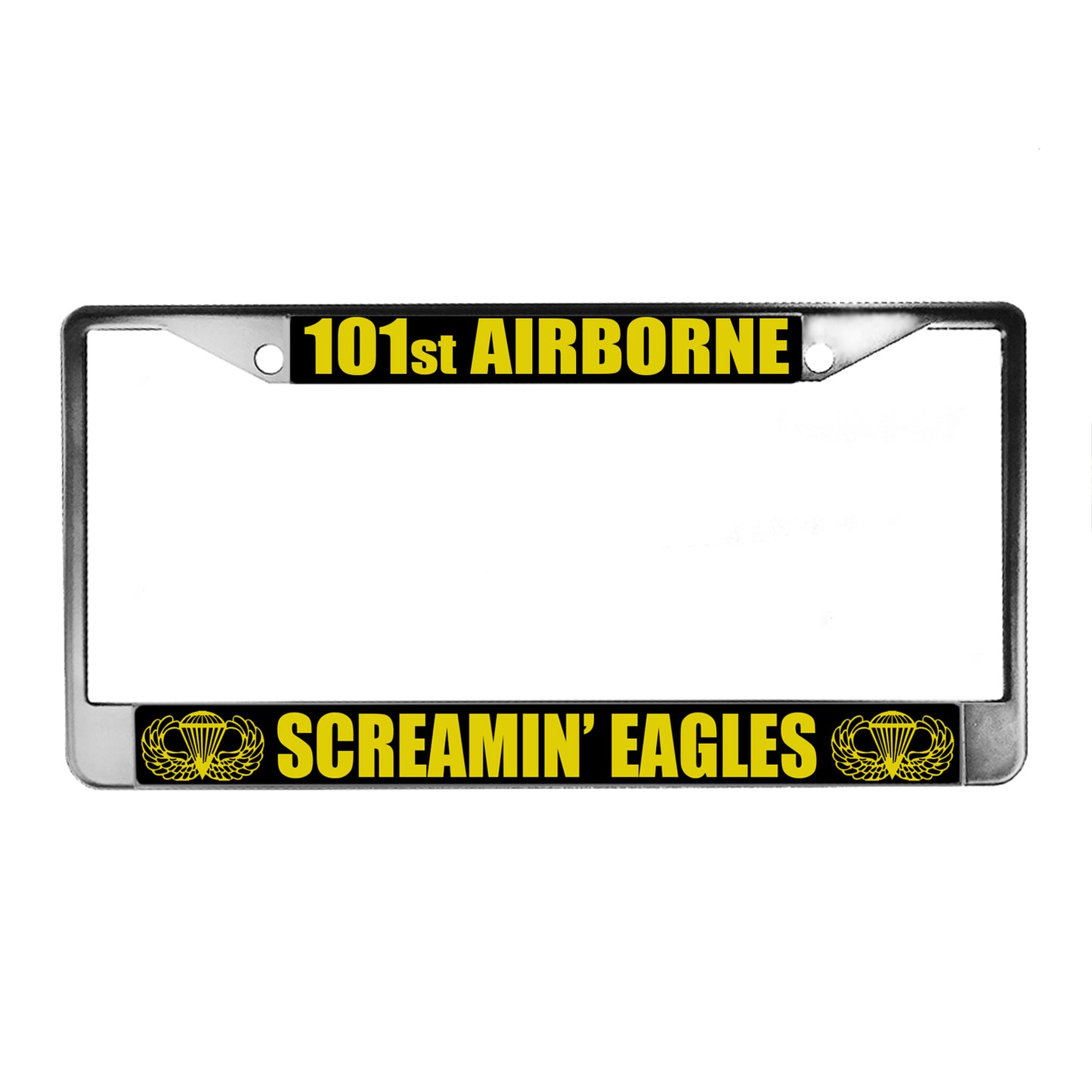 LPF-050-5 License Plate Frame - Army 101st Airborne Screamin Eagles