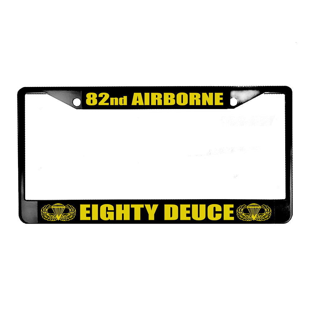LPF-050-8 License Plate Frame - Army 82nd Airborne Eighty Deuce