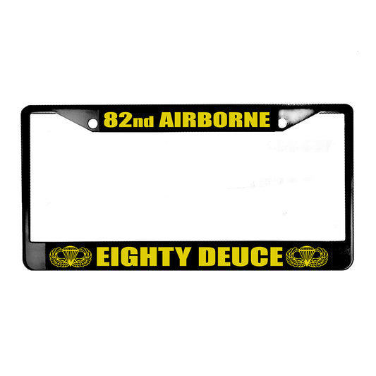 LPF-050-8 License Plate Frame - Army 82nd Airborne Eighty Deuce