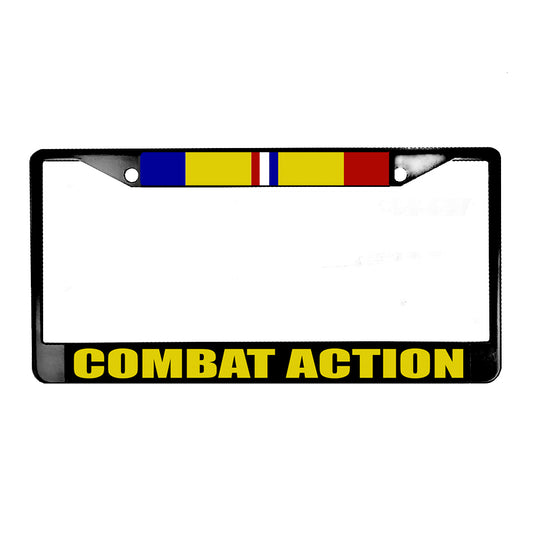 LPF-051 License Plate Frame - Army Combat Action Ribbon