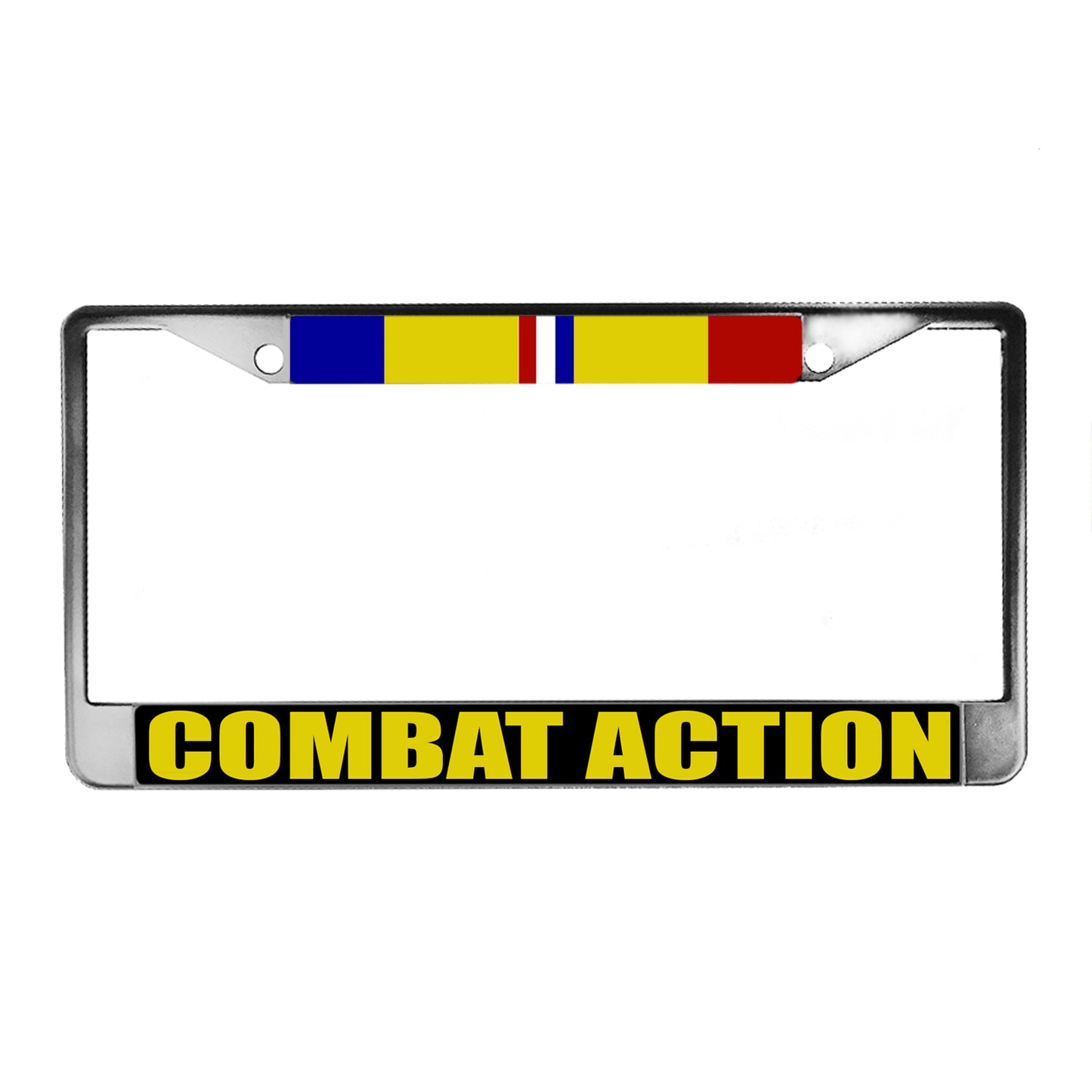 LPF-051 License Plate Frame - Army Combat Action Ribbon