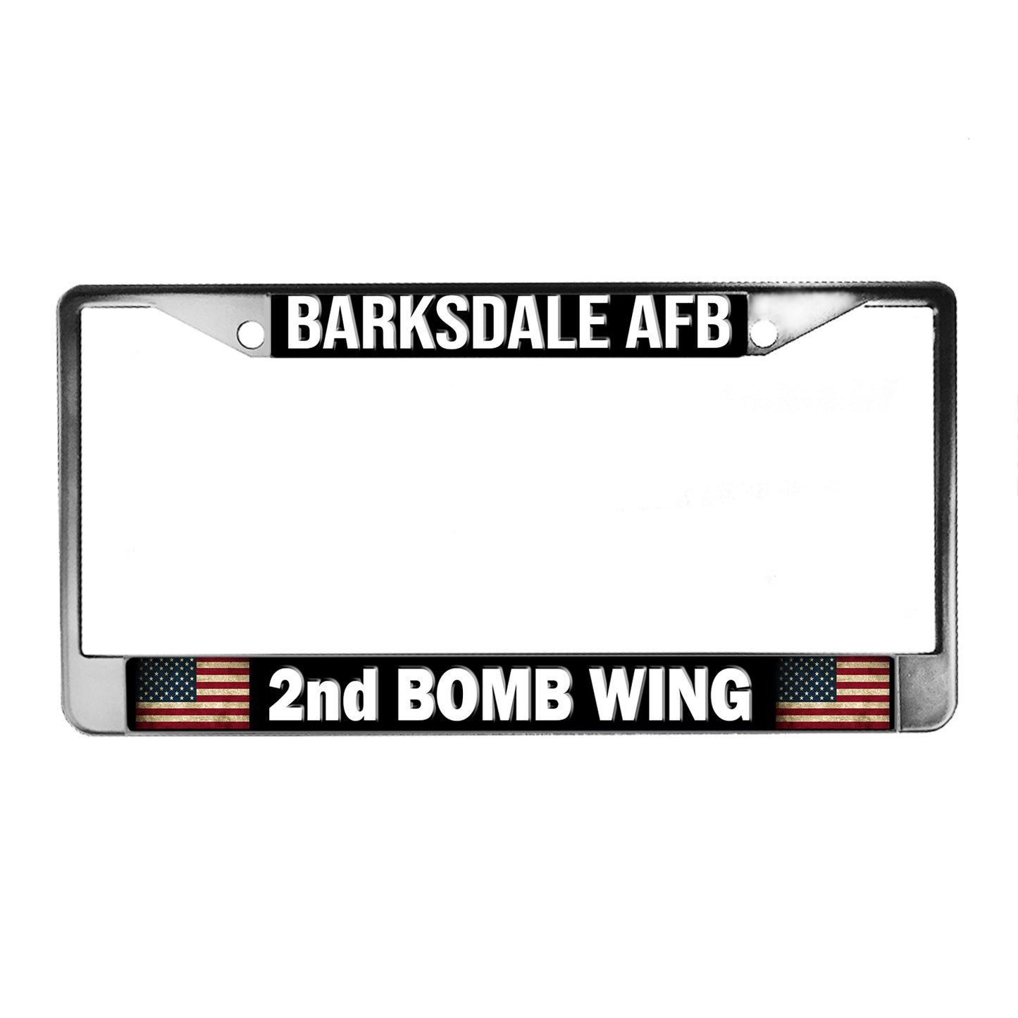 LPF-054-3 License Plate Frame - Air Force Barksdale AFB