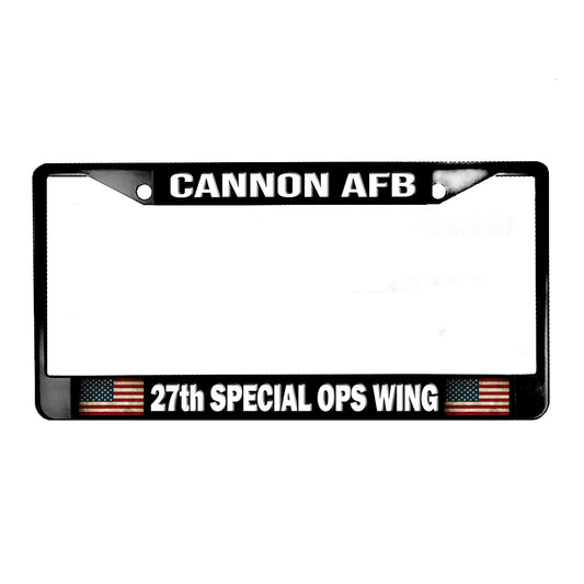 LPF-054-5 License Plate Frame - Air Force Canon AFB