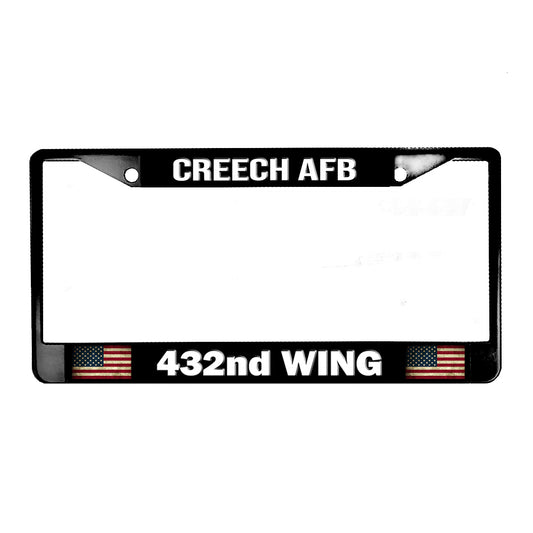 LPF-054-8 License Plate Frame - Air Force Creech AFB