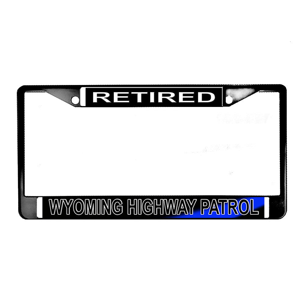 LPF-075 License Plate Frame - Law Enforcement Retired State Police