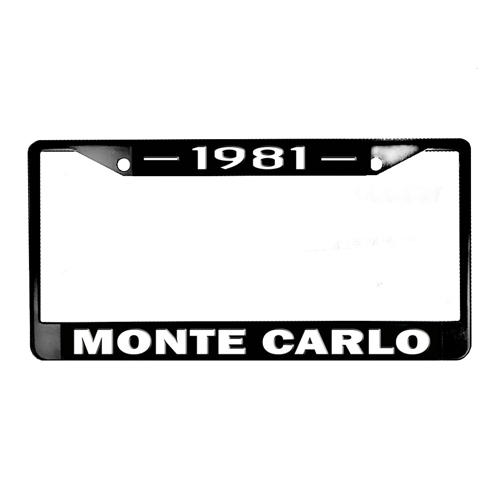 LPF-091 License Plate Frame - Monte Carlo 1970 -2007 Classic Car