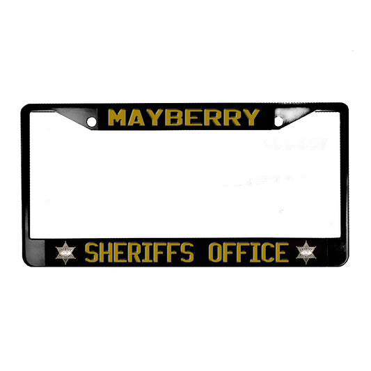 LPF-110 License Plate Frame - Mayberry Sheriff's Office Badge