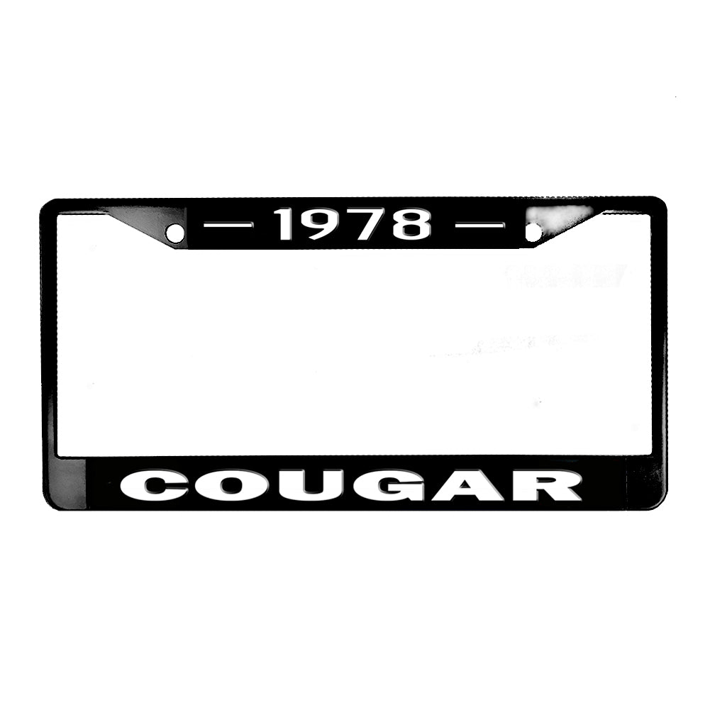 LPF-115 License Plate Frame - Cougar 1967-2002 Mercury Cougar
