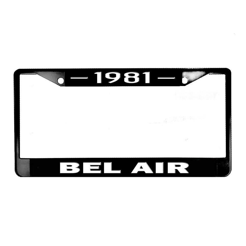 LPF-132 License Plate Frame - Bel Air 1950-1981 Bel Air Classic Car