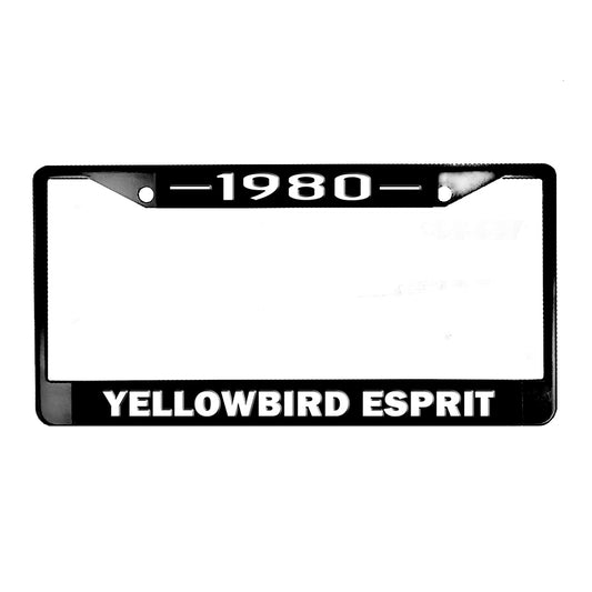 LPF-140 License Plate Frame - Firebird 1980-1981 Firebird Red Yellow Bird Esprit