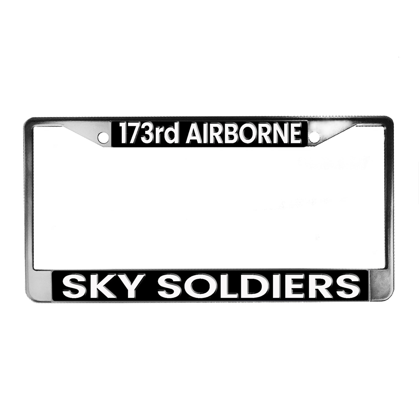 LPF-204 License Plate Frame - Army 173rd Airborne Sky Soldiers