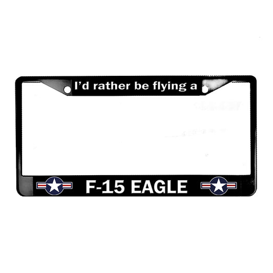 LPF-028-2 License Plate Frame - Air Force F-15 Eagle Jet