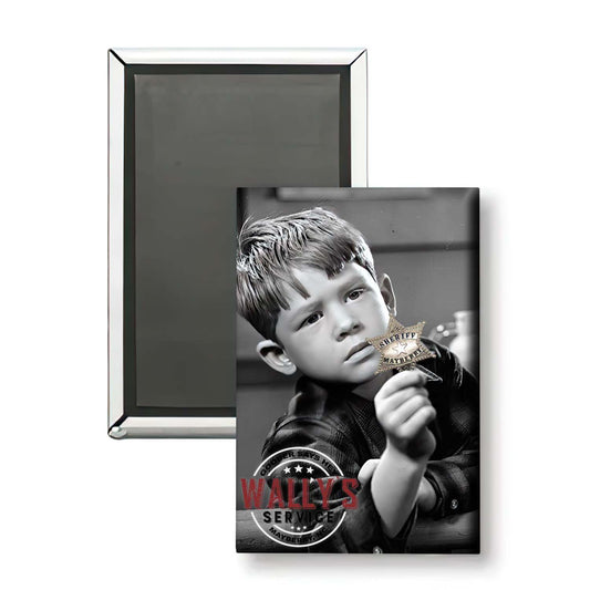 MG-002 - Mayberry Opie With Sheriff's Badge Metal Magnet