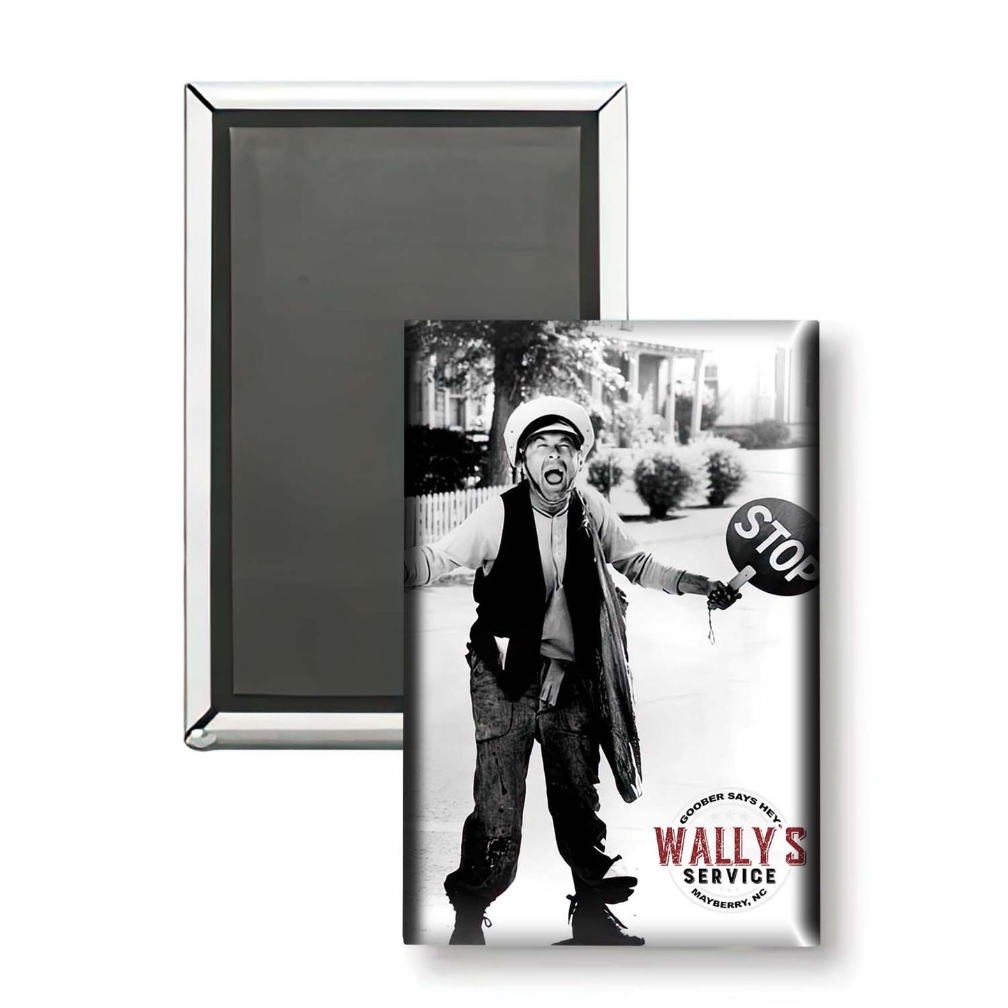 MG-010 - Mayberry Ernest T Directing traffic Metal Magnet
