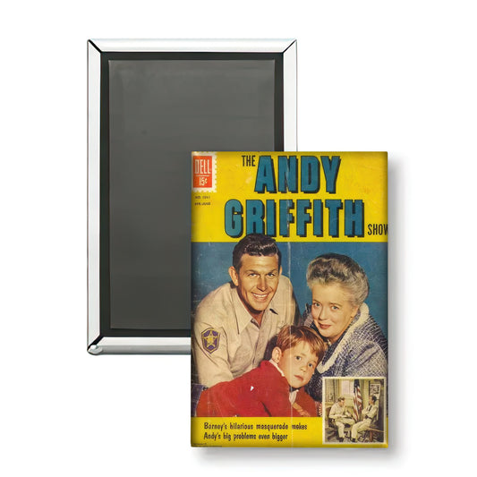 MG-013 - Mayberry Magazine Andy Opie Aunt Bee Metal Magnet