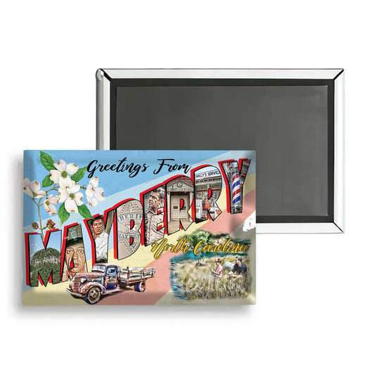 MG-015 - Welcome To Mayberry Post Card Metal Magnet