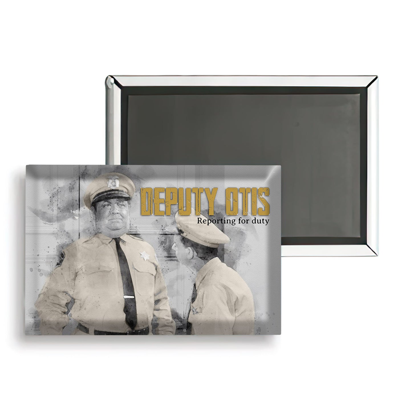 MG-016 - Mayberry Deputy Otis Reporting For Duty Metal Magnet