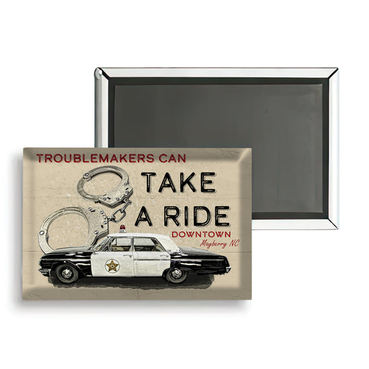 MG-019 - Mayberry Sheriff's Department Squad Car Metal Magnet