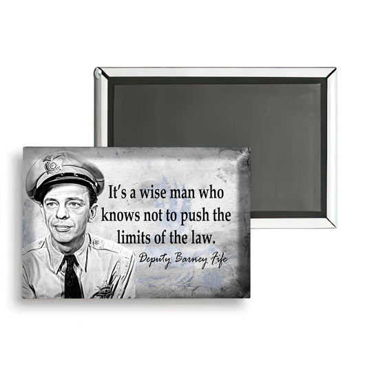 MG-034 - Mayberry Deputy Fife It's Wise Man Metal Magnet