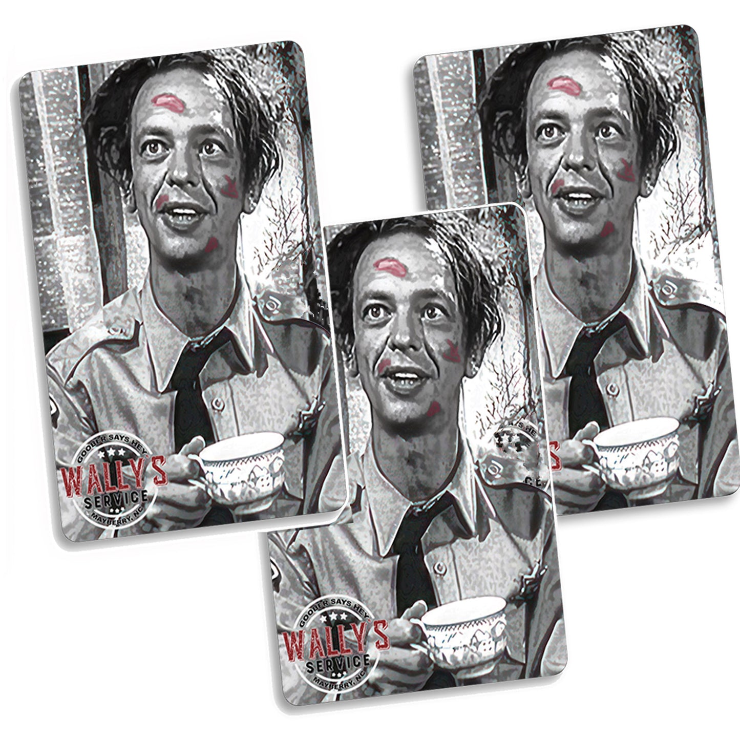 MGA-001 Magnets - Three pack Mayberry Barney with Lipstick