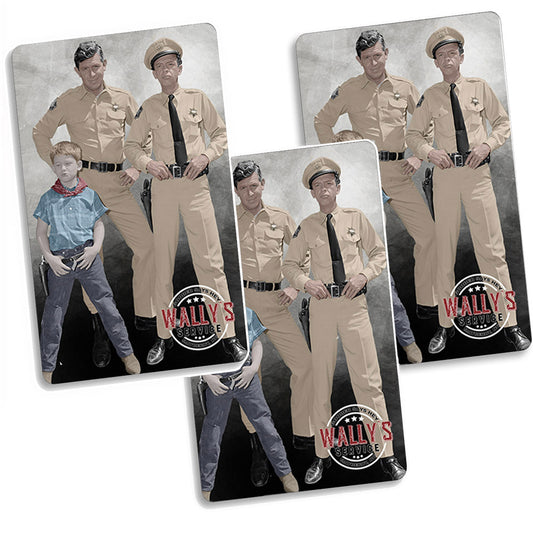 MGA-003 Magnets - Three Pack Mayberry Andy Barney Opie Aluminum Magnets