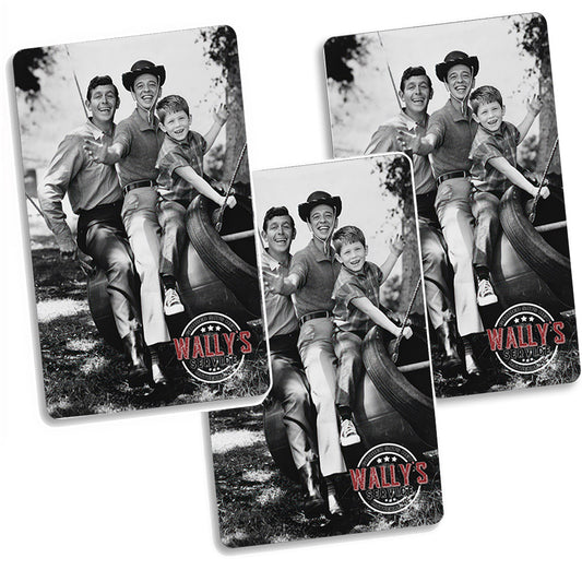 MGA-004 Magnets - Three Pack Mayberry Andy Barney Opie On Swing Aluminum Magnets
