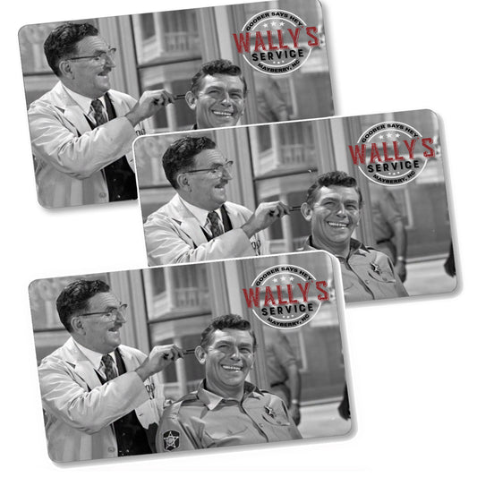 MGA-005 Magnets - Three Pack Mayberry Andy Floyd Getting Haircut Aluminum Magnets