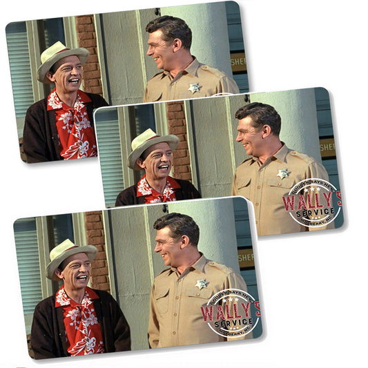 MGA-006 Magnets - Three Pack Mayberry Andy Barney Courthouse Aluminum Magnets
