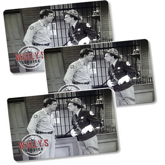 MGA-016 Magnets - Three Pack Mayberry Andy and Barney Aluminum Magnets