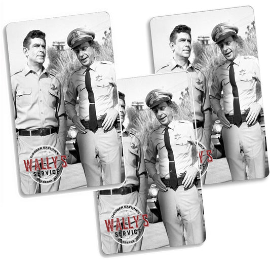 MGA-017 Magnets - Three Pack Mayberry Andy and Barney on Roadside Aluminum Magnets