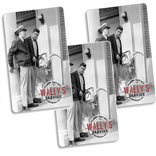 MGA-022 Magnets - Three Pack Mayberry Andy Barney & Goat Aluminum Magnets